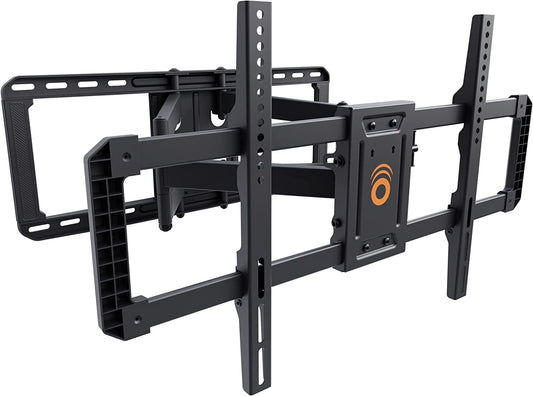 Maxmotion TV Wall Mount for Large Tvs 42" to 90" - Full Motion Has Smooth Swivel, Tilt, & Extension - Universal Design Works with Samsung, Vizio & More - Includes Hardware & Drill Template