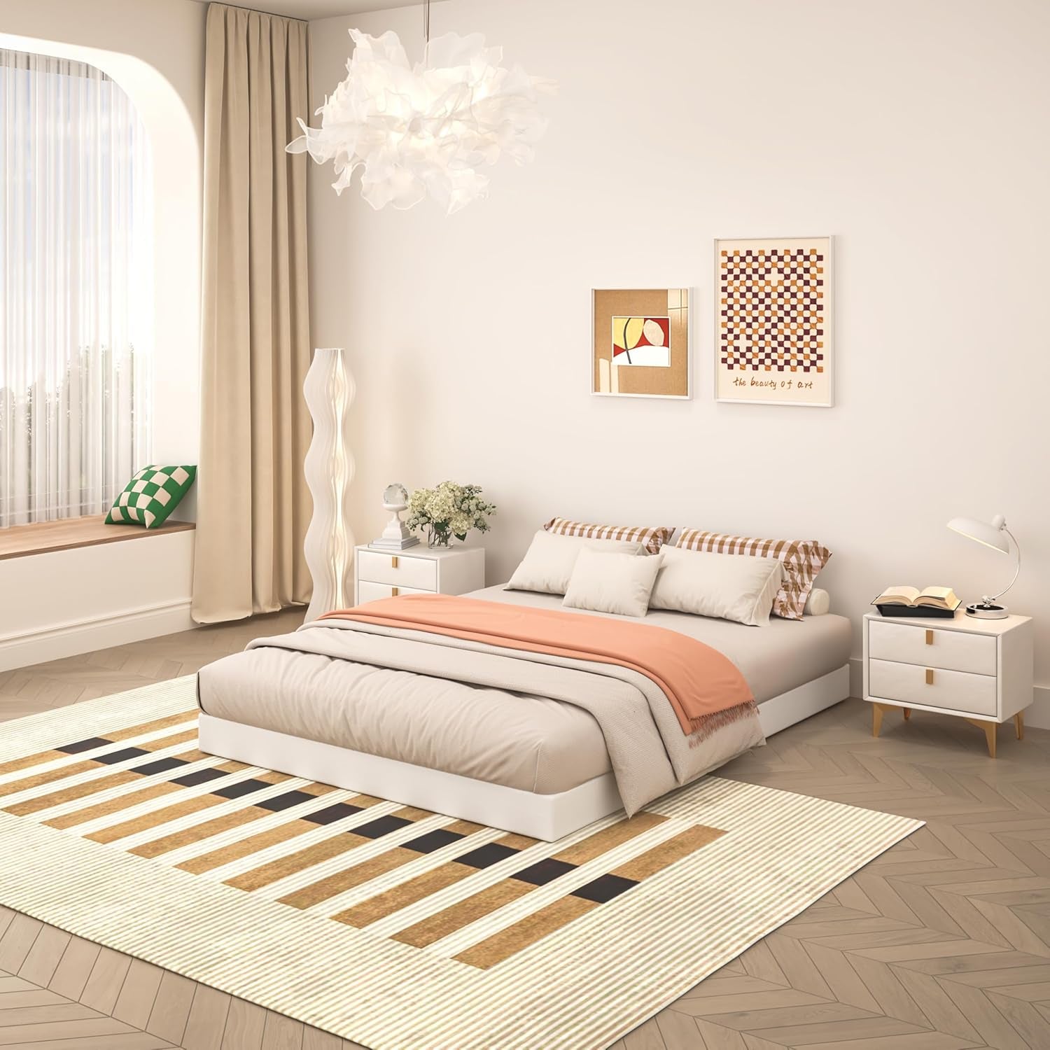 5 Inch Box Spring for Queen Bed, Heavy Duty Metal Mattress Foundation, 3000 Lbs Capacity, Low Profile, Noise-Free, Easy Assembly with Fabric Cover