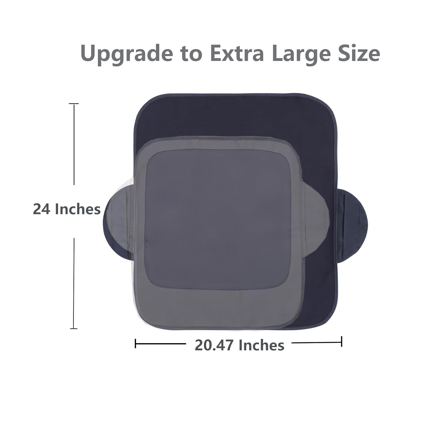Extra Large Booster Chair Cover, Dining Chair Seat Protector Cover for Booster Seat, Non-Slip Backing, Waterproof, Oil-Proof and Stain-Proof, Easy to Wipe Clean