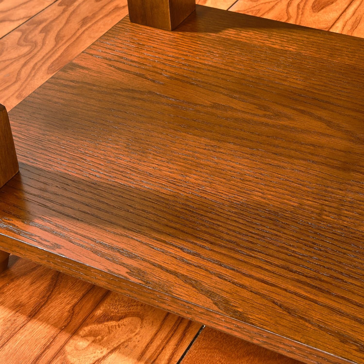 Solid Wood Narrow End Table with Drawer, Vintage Rectangle Sofa Side Table with Storage Shelf Mid-Century Apartment Slim Bedside Table for Small Spaces,13 * 22 * 22.3In