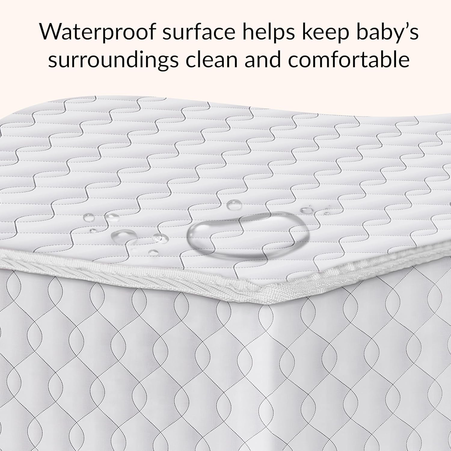 5" Cozy Cloud 2-In-1 Crib and Toddler Mattress, Dual-Sided - Infants & Toddlers, Breathable & Waterproof, 75% Recycled Fiber, GREENGUARD Gold & Baby Safety Alliance Certified – Taffeta