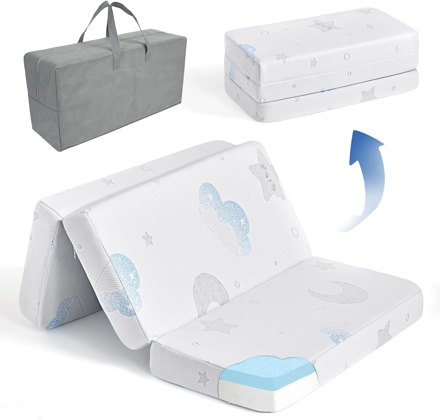 Trifold Pack and Play Mattress - Pack N Play Mattresses Pad