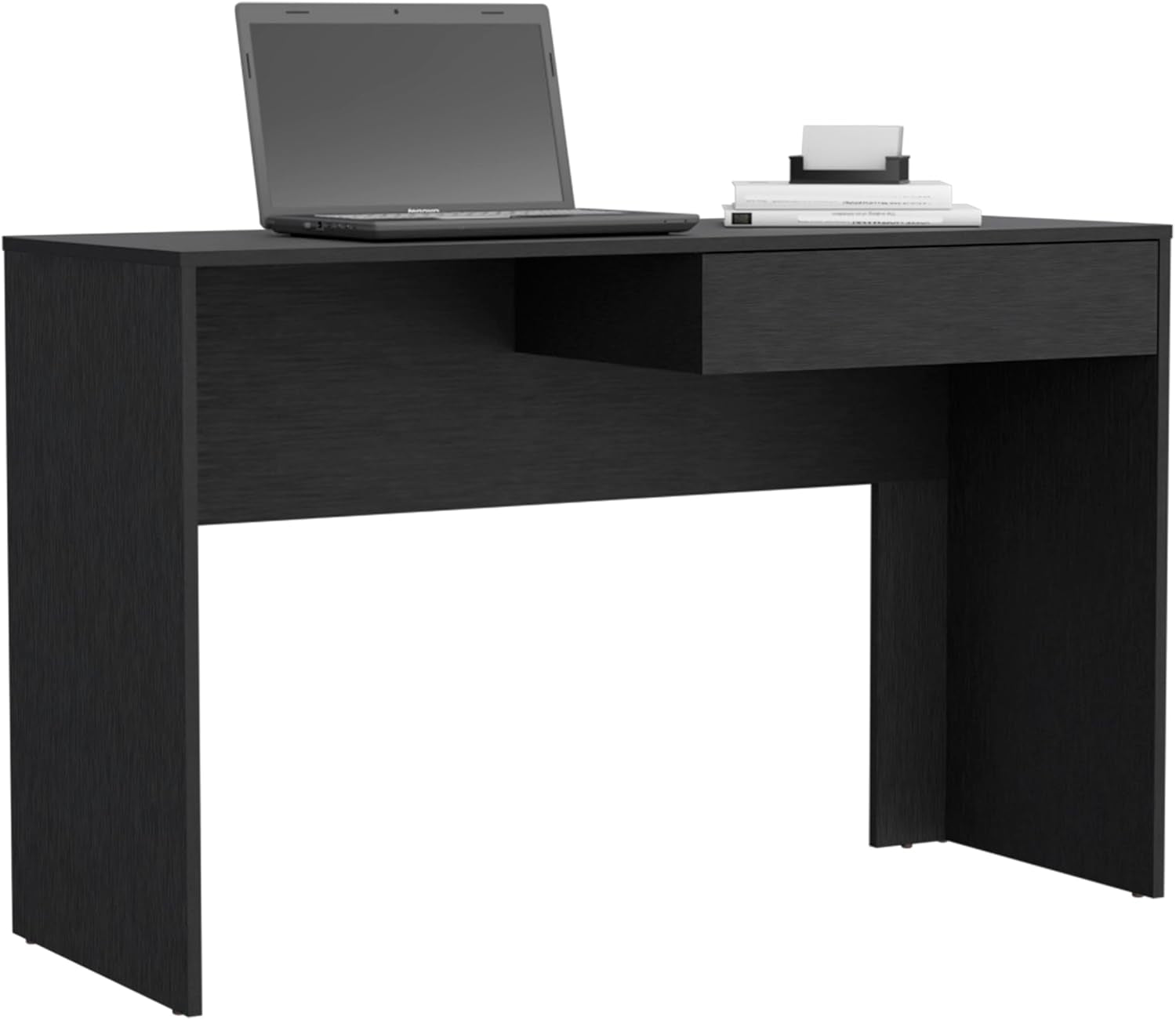 Computer Desk Harrisburg, One Drawer, Black Wengue Finish