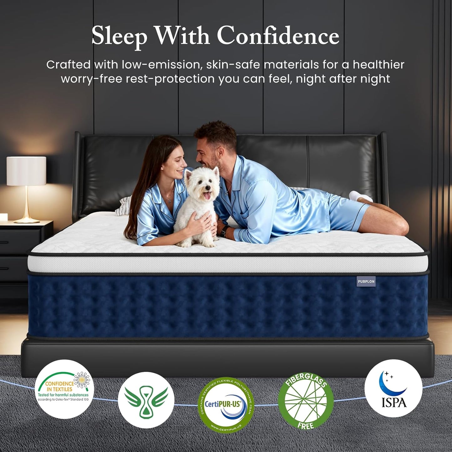 King Size Mattress, 14 Inch Hybrid King Mattress in a Box with Gel Memory Foam [New Version], Individually Pocket Coils Springs, Pressure Relief Motion Isolation, Edge Support, Medium Firm