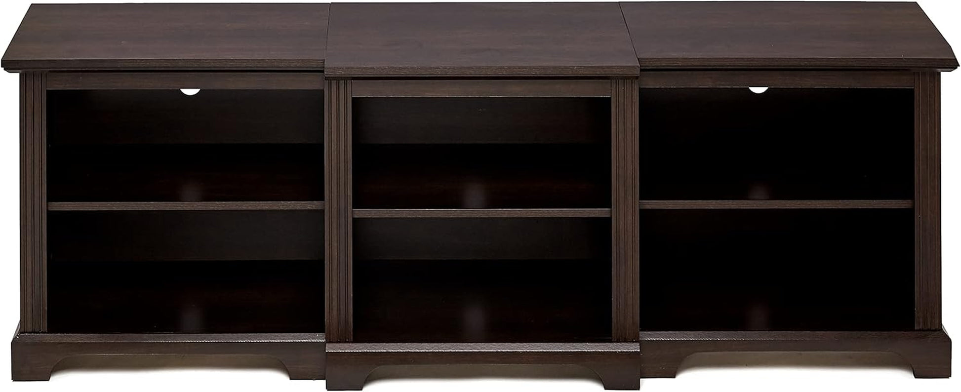 70Inch Modern TV Stand Storage Media Console Entertainment Center for Tvs up to 80,Espresso