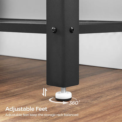 40" Industrial Console Table, 3 Tier Entryway Table with Storage Shelf, Narrow Sofa Tables for Living Room, Hallway, Entrance Hall, Corridor, Bedroom, Rustic Brown and Black ULNT81BX