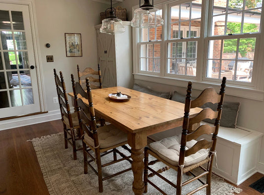 Farmhouse Table, Dining Table, Table in Pine