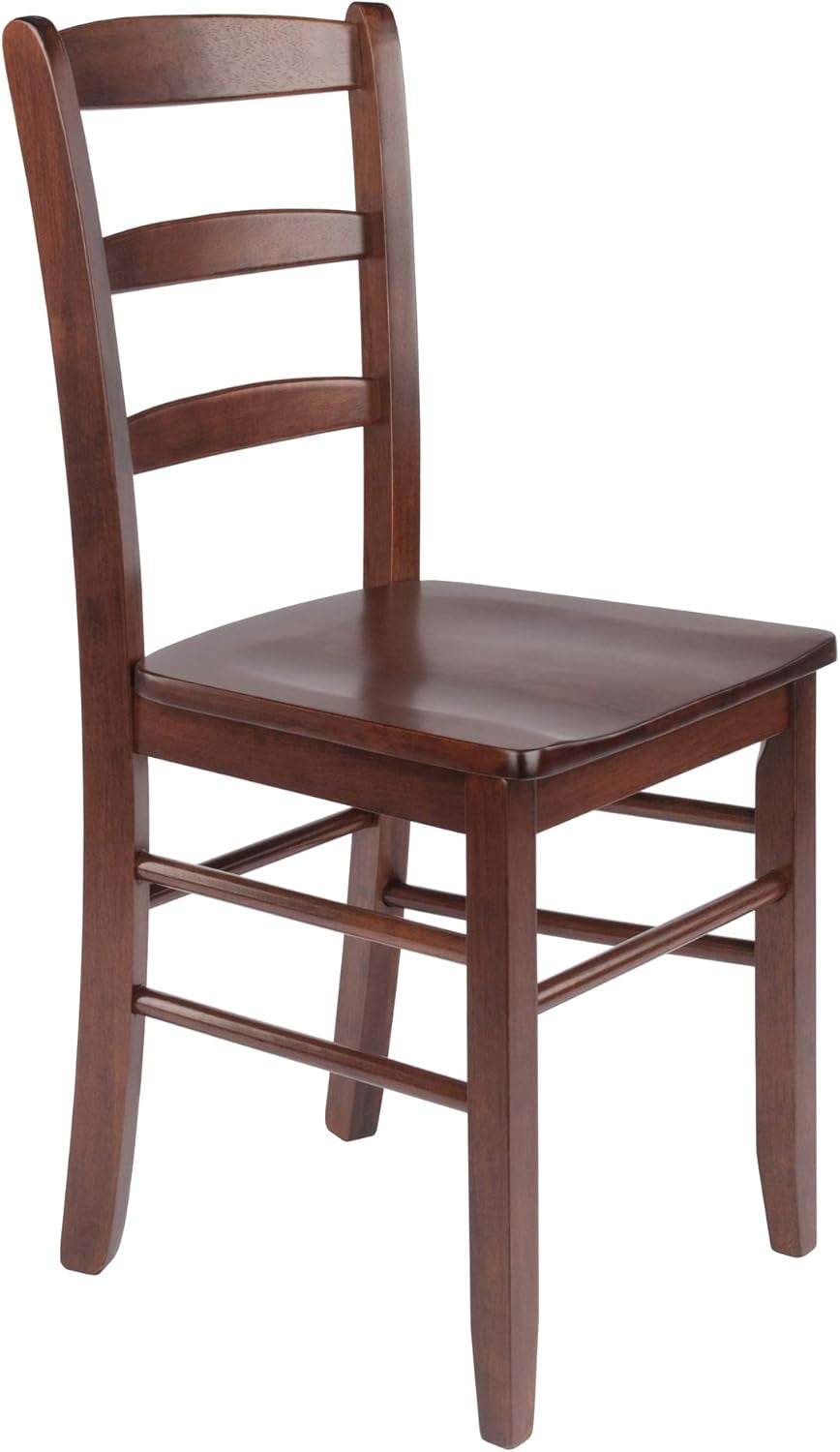Benjamin Ladder Back Chair, Walnut, Set of 2