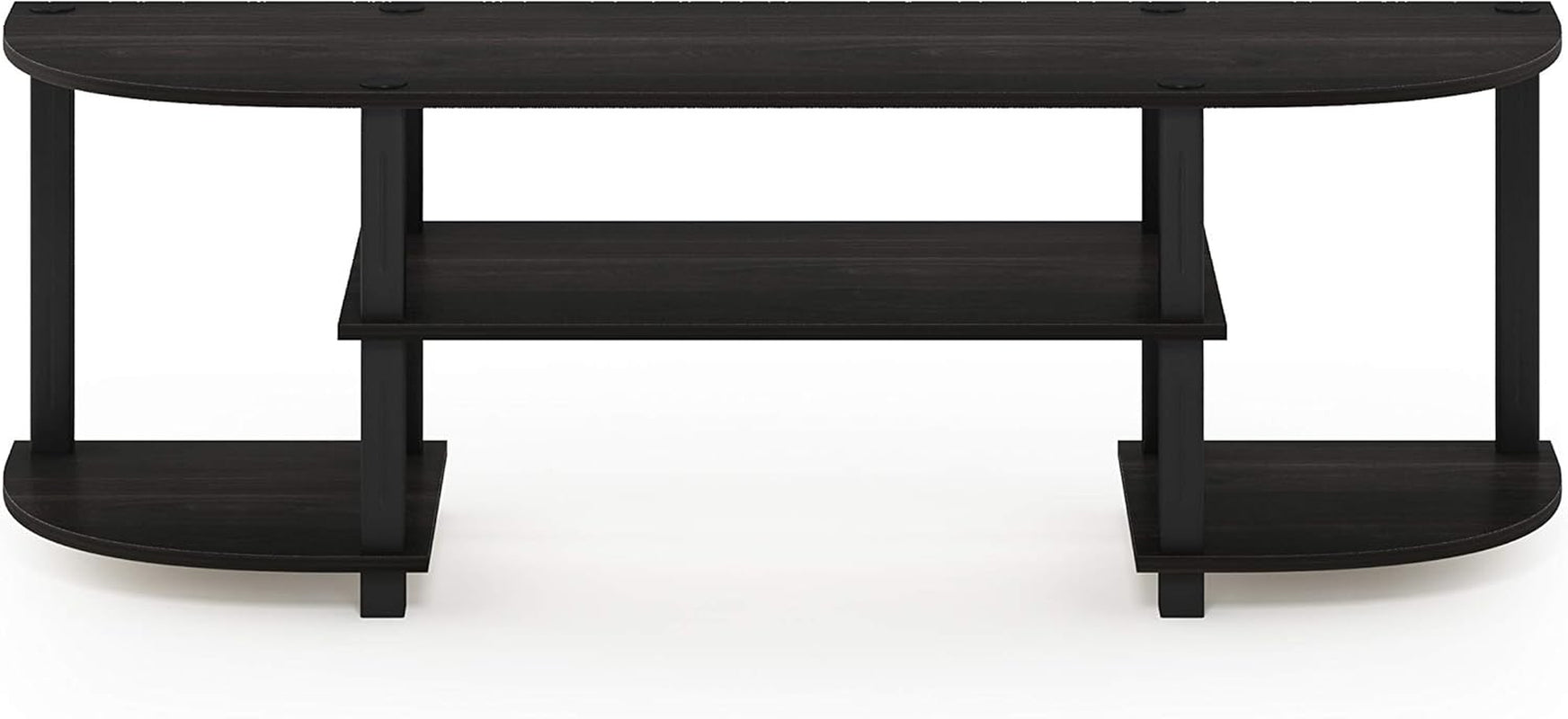 Turn-S-Tube Wide TV Entertainment Center, Espresso/Black