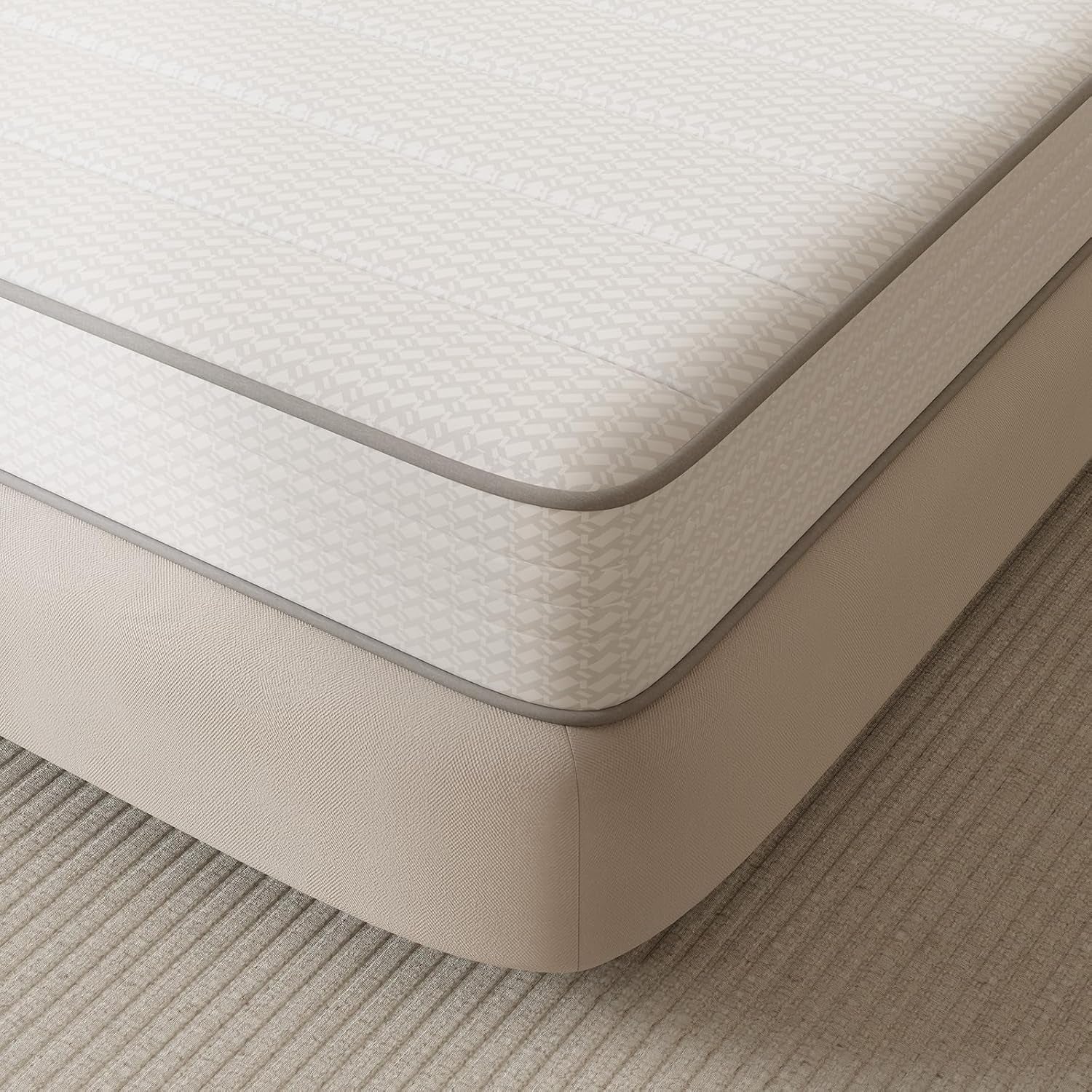 Twin Mattress, 8 Inch Twin Size Mattresses in a Box with Smarts™ Coil for Pressure Relief, Medium Plush Foam and Spring Hybrid Colchones with Certipur-Us Certified for Kid for Kidss