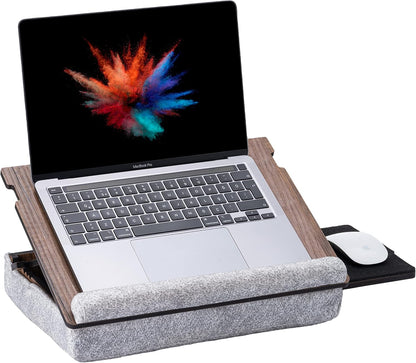 Lap Desk for Laptop - Laptop Tray with Cushion, Portable Lap Desk for Lap, Adjustable Lapdesk, Couch Lap Top Table for Work, Ergonomic Lap Top Stand for Bed