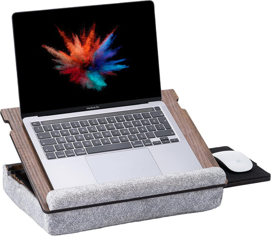 Lap Desk for Laptop - Laptop Tray with Cushion, Portable Lap Desk for Lap, Adjustable Lapdesk, Couch Lap Top Table for Work, Ergonomic Lap Top Stand for Bed