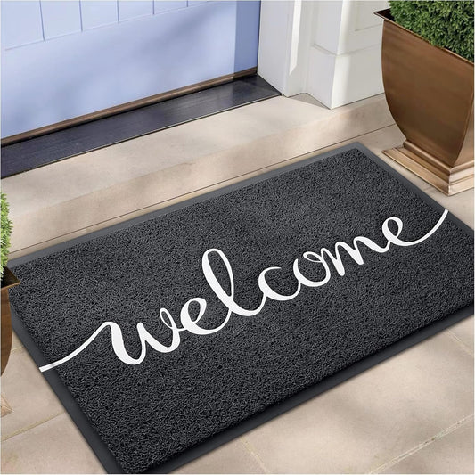 Funny Welcome Mats, Front Door Mat for outside Entry, Doormat Outdoor/Indoor Entrance, Rugs Entryway Indoor, Outdoor Home Porch Decor 30"X17.5"