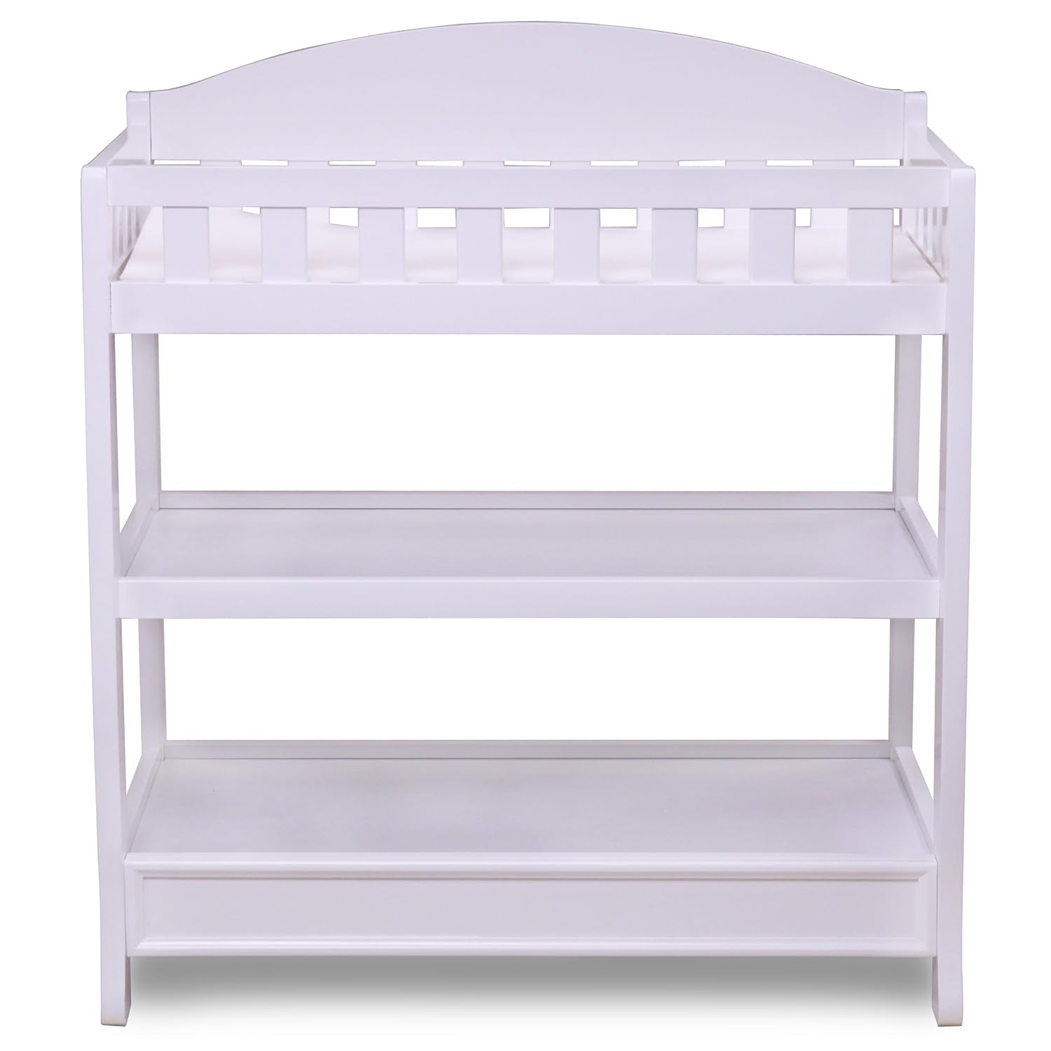 Infant Changing Table with Pad, White