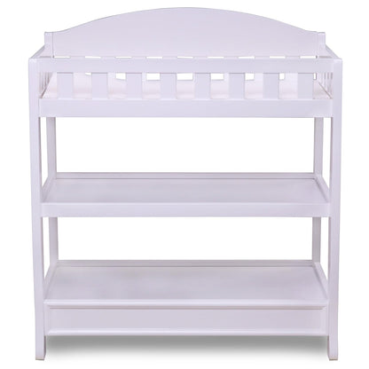 Infant Changing Table with Pad, White