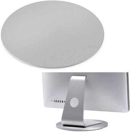 Aluminum 360° Rotation Monitor Swivel Base Computer Screen Monitor Turntable Stand Flat Panel TV Rotating Mat for Imac Laptop Potted Plants Arts Crafts Products Display Stand