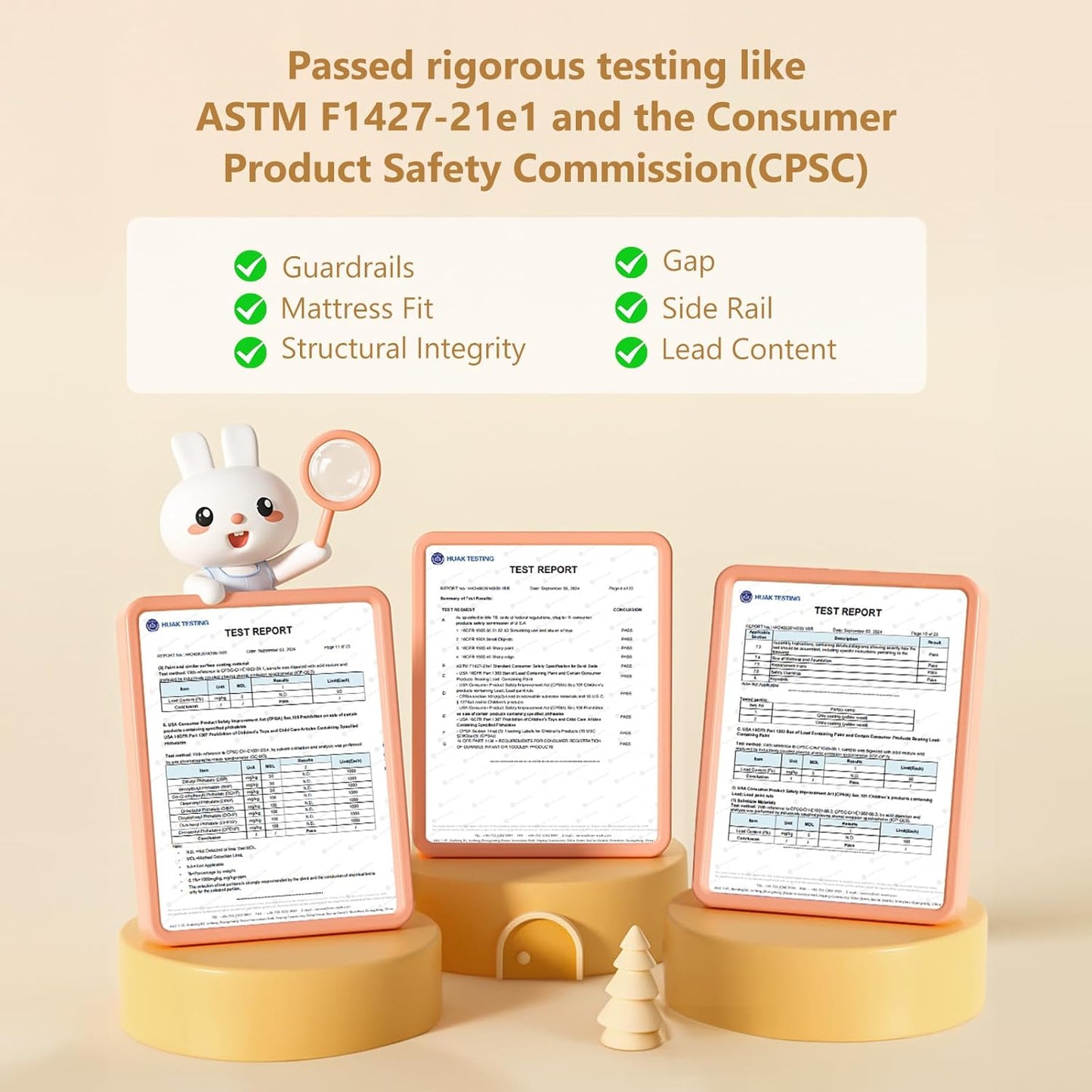 Bunk Bed Twin over Twin, Metal Twin Size Bed Frame with Safety Guardraild for Boys Girls, Junior, Low Profile Space Saving Design, Mattress Not Included (Black)