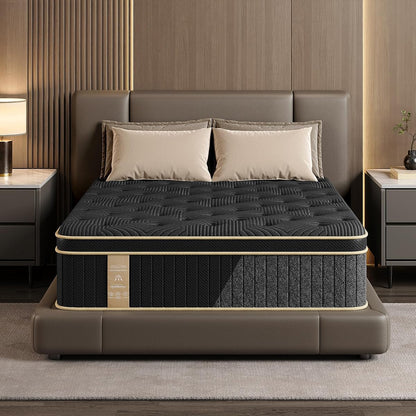 Mattress Queen Size, 12 Inch Queen Hybrid Mattress in a Box