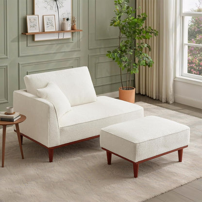 73" Chaise Lounge for Small Spaces