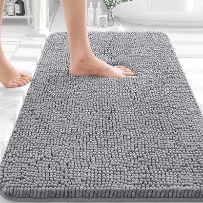 Bathroom Rugs 30x20, Extra Soft Absorbent Chenille Bath Rugs