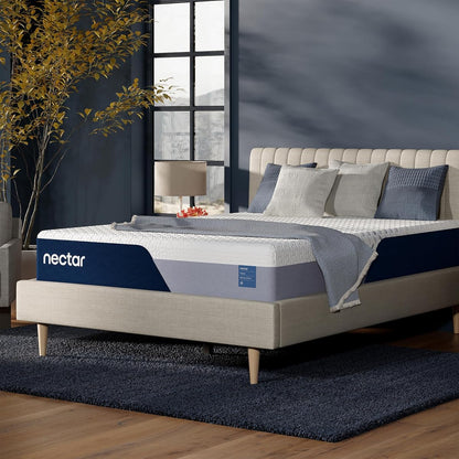 Nectar 12” Memory Foam Mattress, King- Medium Firm, 1-Year Trial
