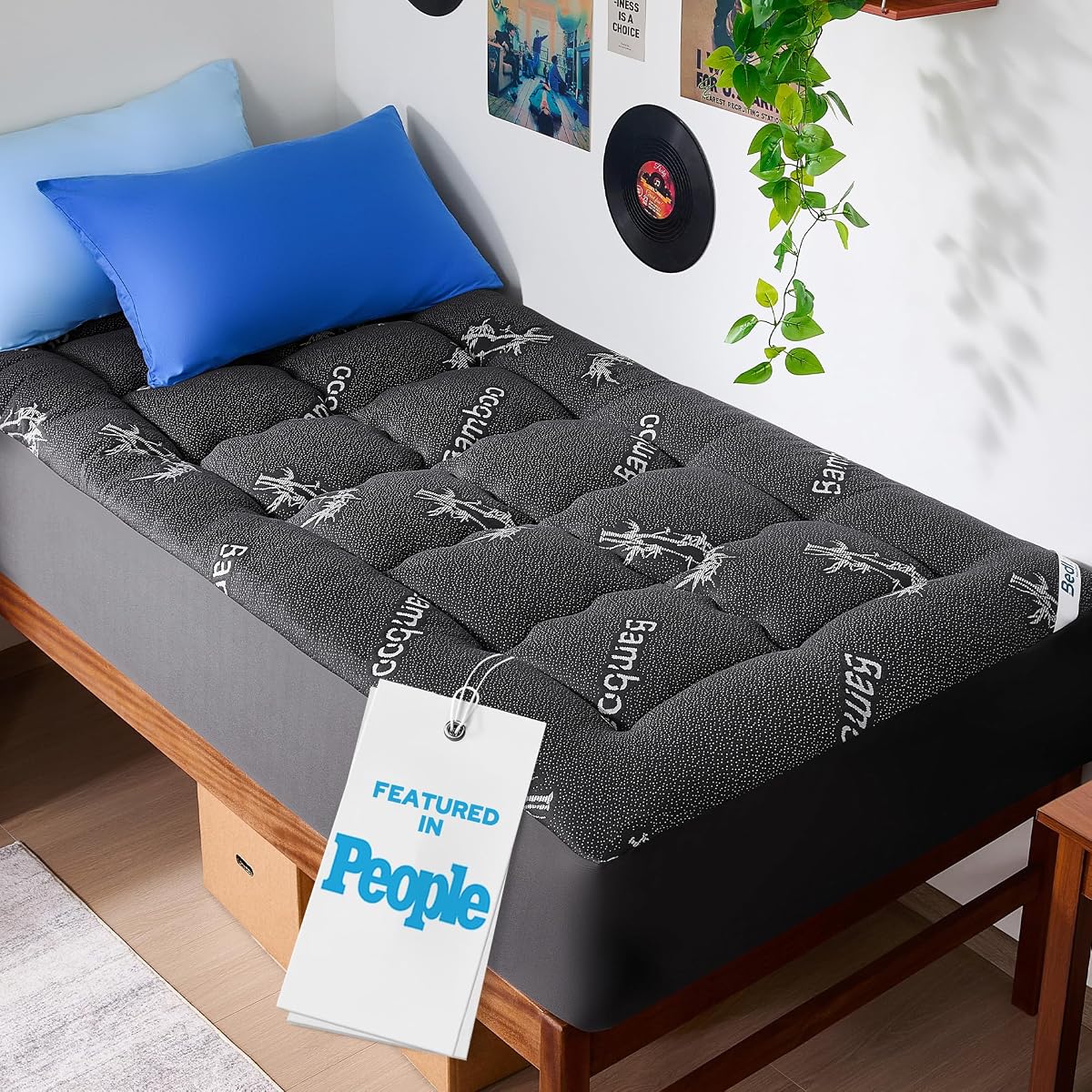 Twin XL Mattress Topper, Pillow Top Mattress Pad