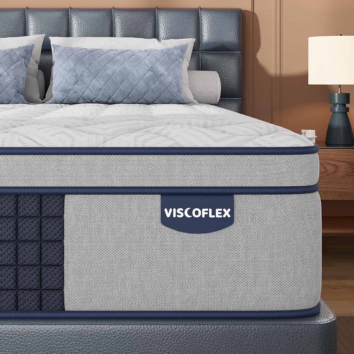 14 inch Medium Firm Queen Mattress Extra Back Support, 365 Nights Trial