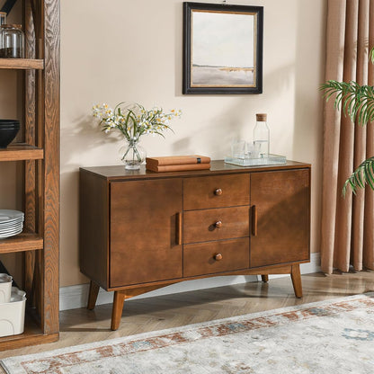 Wood Sideboard Buffet Cabinet with Storage