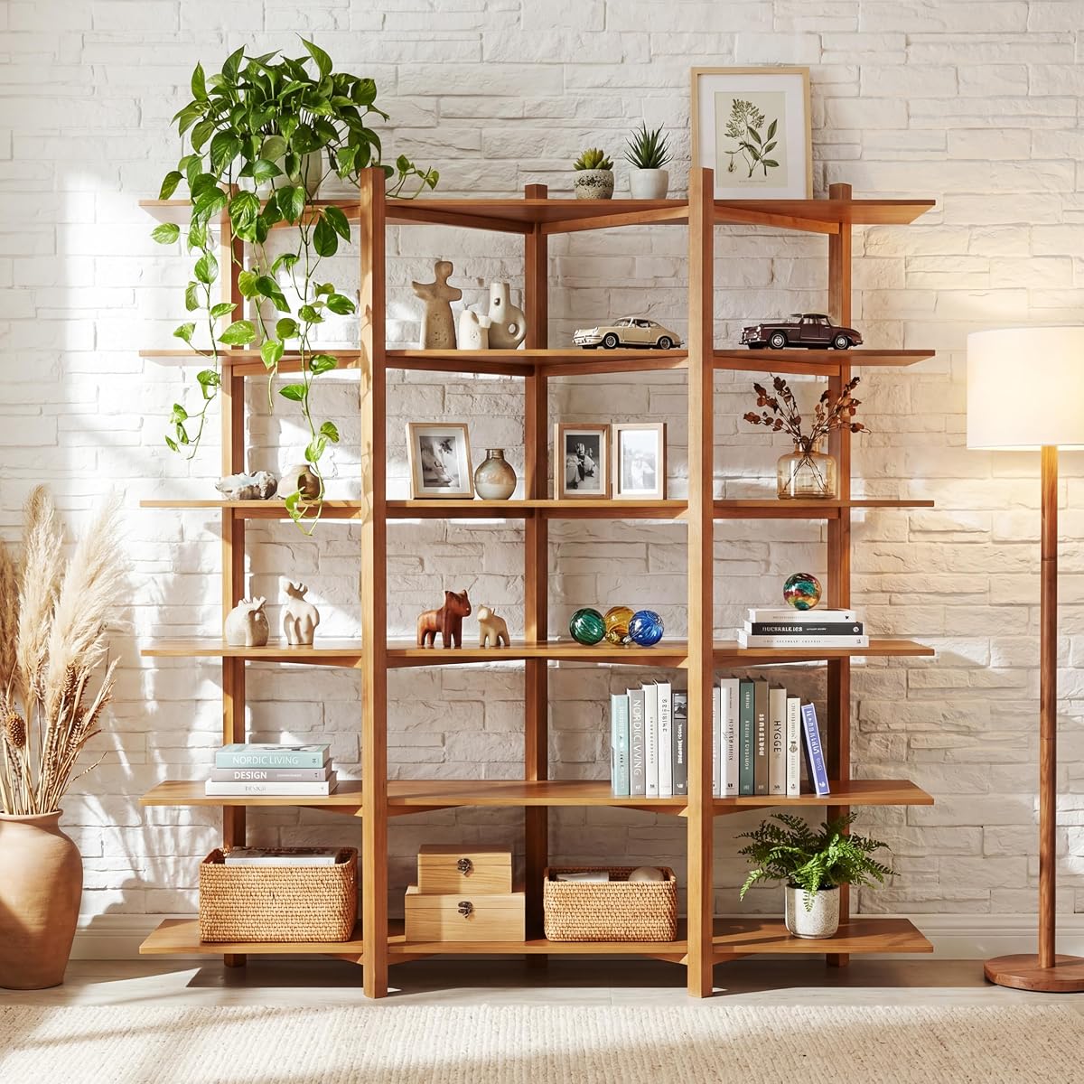 Marten 68.1" Tall 6-Tier Bookshelf