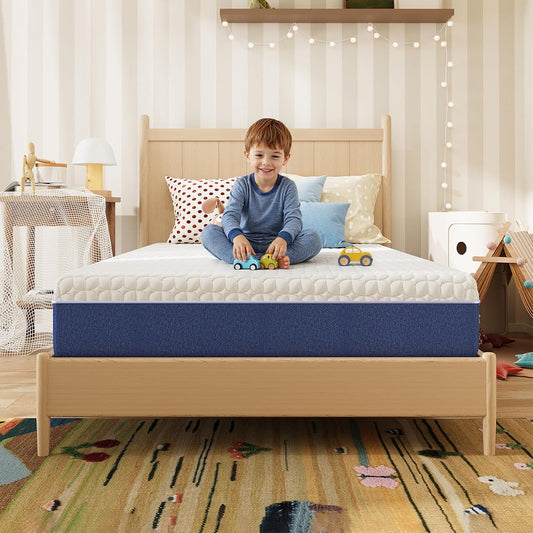 8 Inch Twin Size Mattress, Firm Gel Memory Foam Twin Mattress in a Box