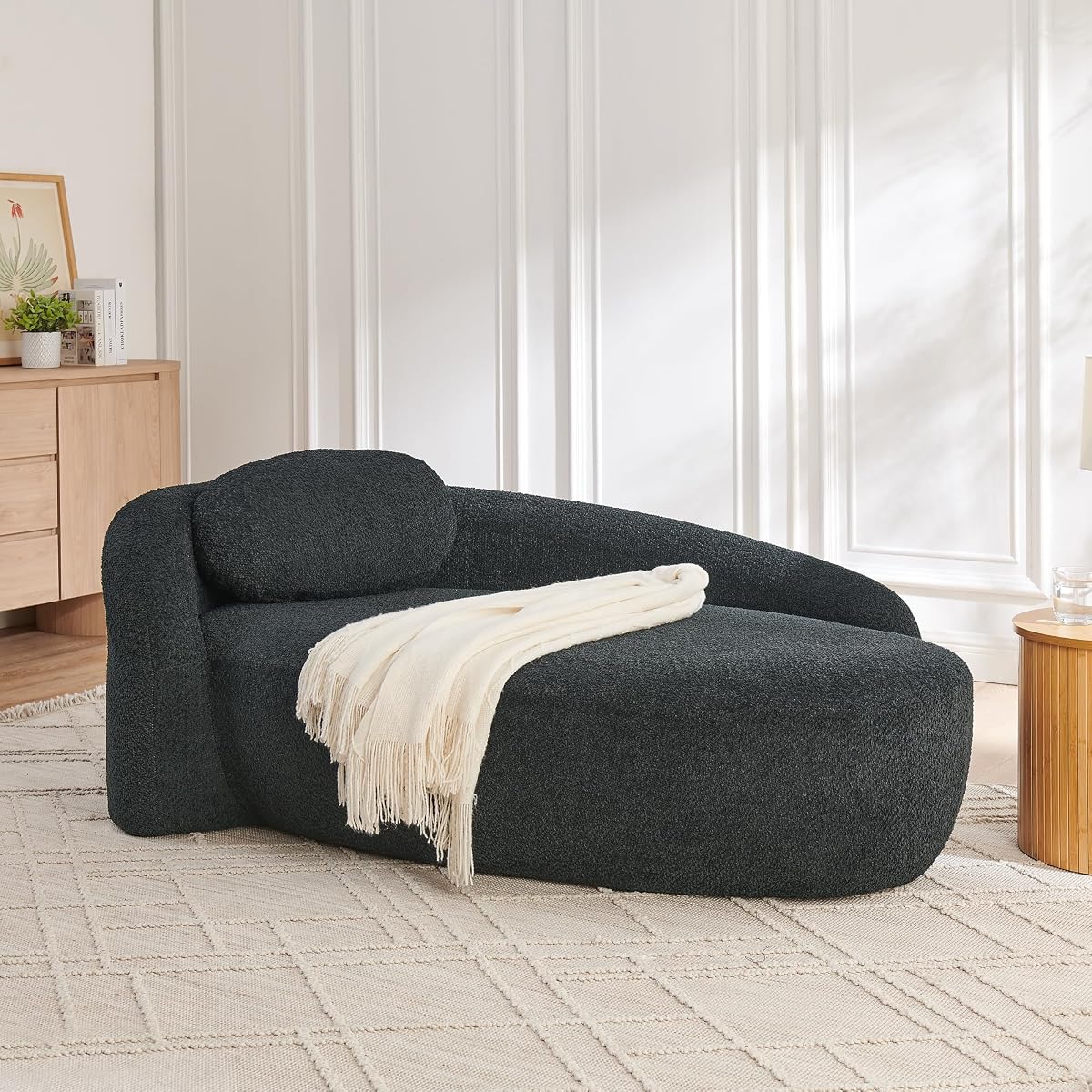 Full Foam Chaise Lounge Chair Indoor