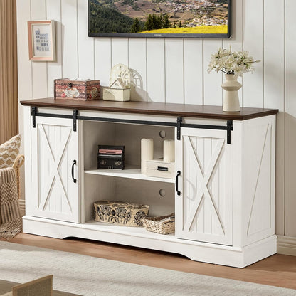58 Inch Farmhouse Entertainment Center