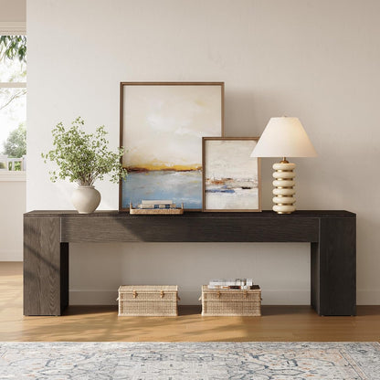 70.8" TV Stand, Wooden Entertainment Center