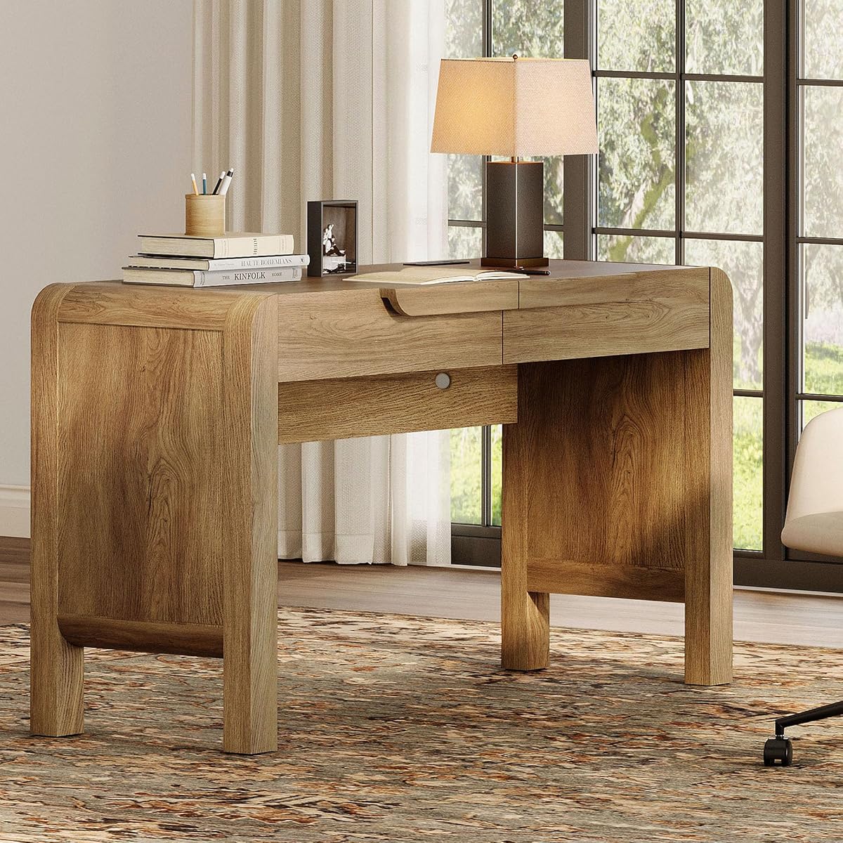 47.2" Home Office Computer Desk with Drawers