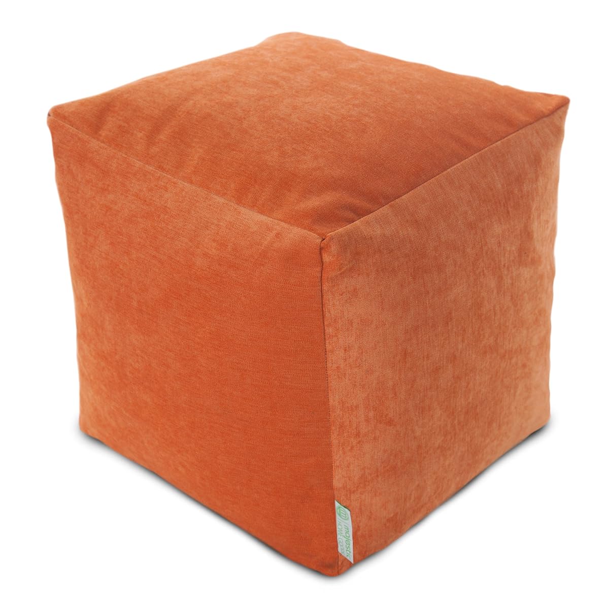 Goods Orange Villa Indoor Bean Bag Ottoman Pouf Cube 17" L x 17" W x 17" H