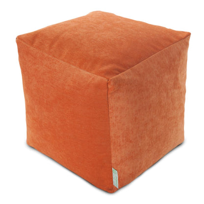 Goods Orange Villa Indoor Bean Bag Ottoman Pouf Cube 17" L x 17" W x 17" H