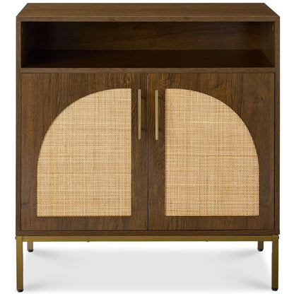 Best Choice Products Rattan Sideboard Buffet Cabinet, Entryway Table