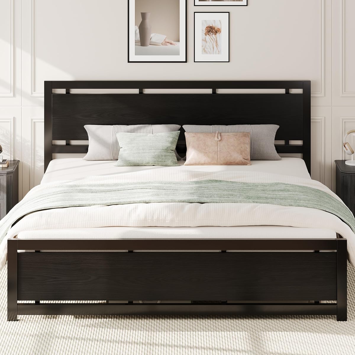 California King Bed Frames with Headboard and Footboard