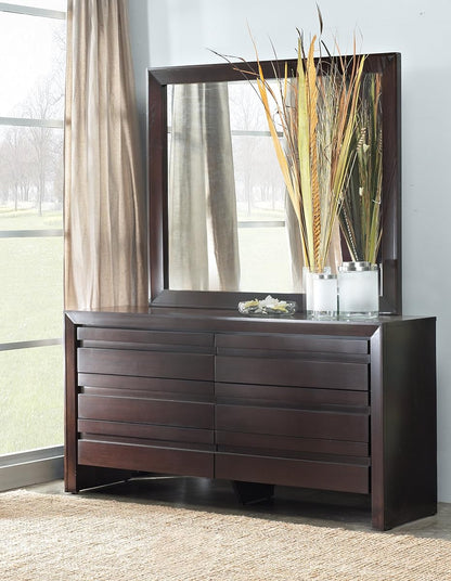 Element Mirror, Chocolate Brown