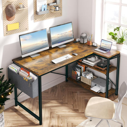 Office Desk with Outlet,Power Home Office & Study Electronic Gear