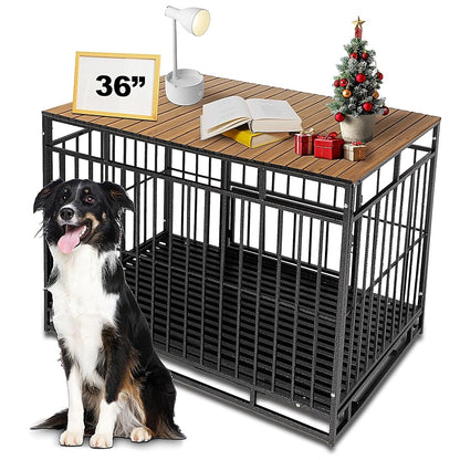 Dog Crate Topper Metal with Magnets for 36 Inch Crate