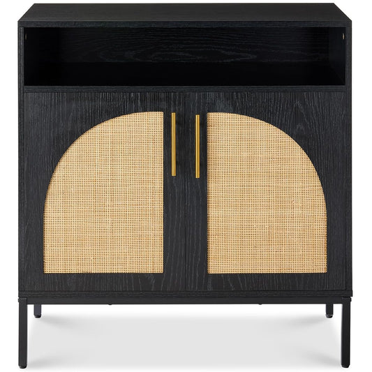 Rattan Sideboard Buffet Cabinet, Entryway Table, Accent Storage Cabinet