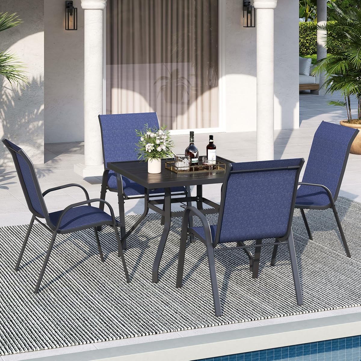 Patio Dining Chairs Set of 4