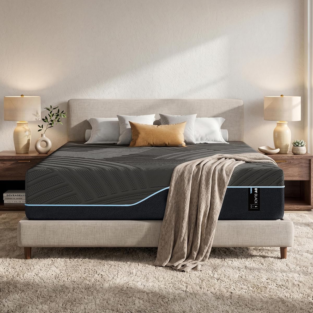 Full Size Mattress 14 Inch Gel Memory Foam Pressure Relief Medium