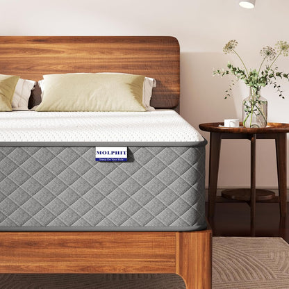 Full Mattress, 10 Inch Full Size Medium Firm Hybrid Mattress in a Box