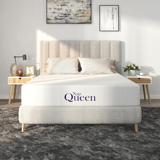 8 Inch Queen Size Mattress, Bamboo Charcoal Memory Foam Mattress, Bed in a Box