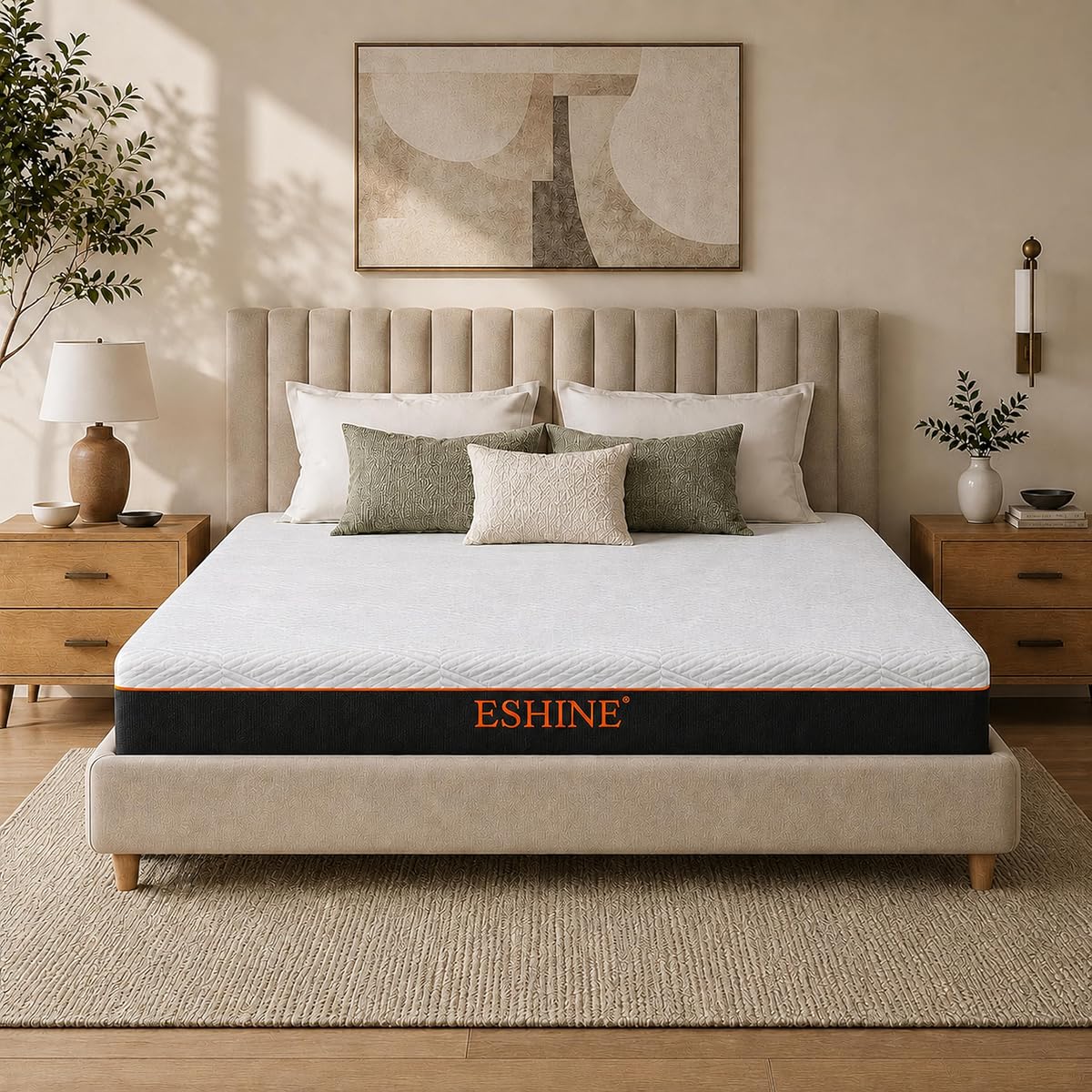 King Mattress for Back Pain Relief, 10 Inch Cooling Gel Memory Foam