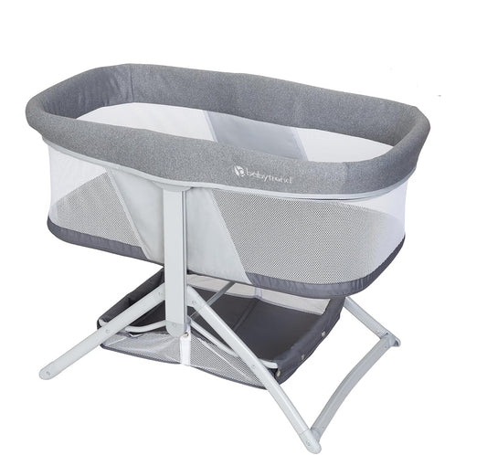 Quick-Fold 2-in-1 Rocking Bassinet, Shadow Stone Gray