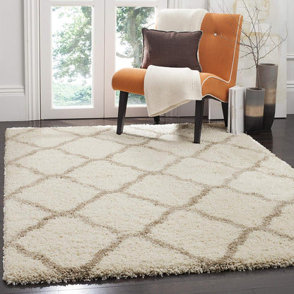 SAFAVIEH Hudson Shag Rug 4x6, Plush Ivory & Beige SGH283D