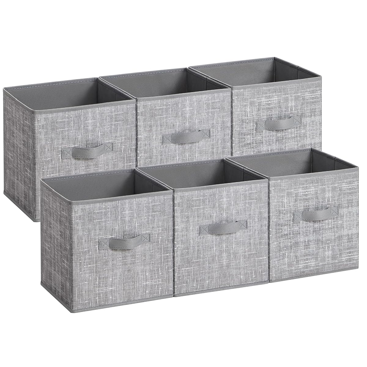 Storage Cubes, Set of 6, 11-Inch Foldable Closet Organizers
